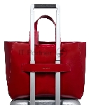 Деловая сумка женская с отделением для ноутбука Piquadro Blue Square BD6680B2/R натур.кожа красный, вид 2
