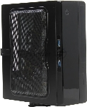 Компьютерный корпус Powerman EQ101BK slim ATX 200W Black 6117857 (8см Fan, 2* USB 3.0, Audio, PM-200ATX-PRO APFC)