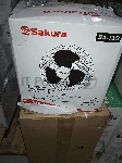 (Поврежденная упаковка) Вентилятор настольный SAKURA SA-13G б/сер 1шт./кор.