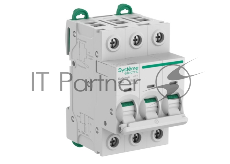 Автоматический выключатель Systeme Electric S9F22363 Systeme9 C 63A 3P 6kA 400В