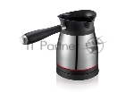 Электрическая турка Centek CT-1098 SS(металл) 0.5л, 1000Вт, нерж.сталь, съемная мягкая ручка