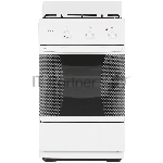 Плита комбинированная Flama CK 2202 W белый, конфорок 2 шт, духовка 30 л, 50 см x 85 см x 38 см