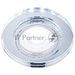 Корпус светильника S214 CL хром/прозрачный /MR16+3W(LED COLD)