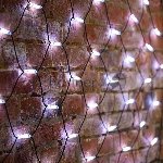 Гирлянда Neon-night "Сеть" 2x3м, черный каучук, 432 LED белые