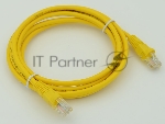 Коммутационный шнур Патч-корд литой "Telecom" UTP cat.5е 2м желтый 6242755317550