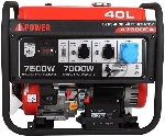 Бензиновый генератор A-iPower A7500EA 7/7.5кВт 40л 89.5кг
