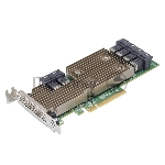 HBA-адаптер Broadcom 9305-24i SGL (05-25699-00/03-25699-02007) PCIe 3.0 x8 LP, SAS/SATA 12G HBA, 24port(6*int SFF8643), 3224 IOC/LSI SAS 9305-24i SGL 24-Port Int, 12Gb/s SATA+SAS, PCIe3,0 HBA