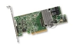 RAID-контроллер Broadcom 9361-8i SGL (LSI00417 / 05-25420-08) PCIe 3.0 x8 LP, SAS/SATA 12G, RAID 0,1,5,6,10,50,60, 8port (2*int SFF8643), Cache 1GB, 3108ROC RTL (R8i) {5} (003075)