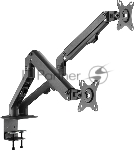 Кронштейн для мониторов Ultramounts UM729 черный 17"-27" макс.7кг крепление к столешнице поворот и наклон