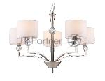 Люстра Ambrella light LH71121/5 SN/WH никель/белый E14/5 max 40W D660*880