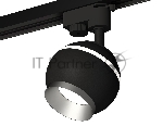 Светильник Ambrella light XT1102004 SBK/MCH черный песок/хром матовый GU5.3 LED 3W 4200K (A2521, C1102, N7033)