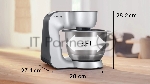 Кухонная машина Bosch MUM58359 1000Вт черный/серый, вид 8