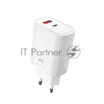 Сетевое зарядное устройство MORE CHOICE NC81a СЗУ 1USB+1Type-C 3.0A PD 20W+ QC3.0, белый