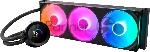 Система жидкостного охлаждения для ПК/ Water Cooling System NZXT Kraken Plus 360 RGB V2 (260W, 360mm, LED temp., Black, RGB/ Fans: 3x120mm, 75.05CFM, 31.9dBA, 2400RPM/ Pump height 55.97mm, 2800RPM, Rad thickness 27mm/ S: 1851, 1700, 1200, 115X, AM5, AM4)