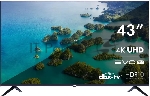 Телевизор Haier 43" S2 черный LED 4K UHD 60Hz Smart TV 2GB/32GB