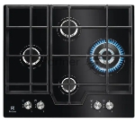Газовая варочная поверхность Electrolux KGG6456K, 4 конфорки, закаленное стекло, 8900 Вт