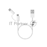USB-кабель Xiaomi Mi 2-in-1 USB Cable Micro-USB to Type-C  (30cm)