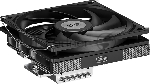 Кулер для процессора PCCooler RC600-67 (125W, 4-pin PWM, 67.5mm, Al, 4x6mm, 1x120мм, 62.5CFM, 32.5dBA, 2300RPM, S: 1851/1700/1200/115X, AM5/AM4, черный)