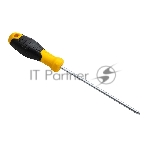 Крестовая отвертка Deli DL635150 PH1x150мм CR-V, Двухкомпонентная ручка. Хромированная.