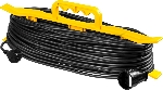 Удлинитель STAYER "MF 207" 55018-50_z01 на рамке 50м, 2200Вт, 1 гнездо, ПВС 2х0,75 мм2