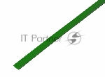 Трубка термоусаживаемая ТУТ 5,0/2,5мм, зеленая, упаковка 50 шт. по 1м, PROconnect