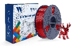 Филамент NVPrint PLA Transparent Red для 3D печати диаметр 1.75мм длина 330 метров масса 1 кг