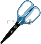 Ножницы Deli EZ507-BL EZ507 Linfini 175мм пластик синий блистер, вид 4