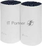 Бесшовный Mesh роутер TP-Link DECO P9 (2-PACK) AC1200 10/100/1000BASE-TX белый (упак.:2шт)