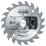 Диск пильный по дер. Elitech 1820.052700 d=140мм (циркулярные пилы) (упак.:1шт)