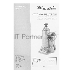 Домкрат гидравлический бутылочный Matrix, 3 т, h подъема 178–343 мм