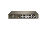 Сетевой коммутатор TENDA F1118P-16-150W 16x10Base-T / 100Base-TX 2x10Base-T / 100Base-TX / 1000Base-T 1x10/100/1000BASE-T/SFP combo F1118P-16-150W