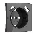 Накладка для розетки USB (графит акрил)