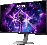 Монитор 26.5" AOC AGON AG276QKD2 QD-OLED 2560x1440, 500 Гц, 0.03 мс, 16:9, 1000 кд/м² (пиковая), DisplayHDR True Black 500, 2×HDMI 2.1, DP 2.1, USB Hub (2×USB-A 3.2 Gen1), 3.5 Jack, динамики (2×5 Вт), Adaptive-Sync, антибликовое покрытие, черно-серый, вид 30