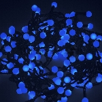 Гирлянда Neon-night "Мультишарики" Ø17,5мм, 20 м, черный ПВХ, 200 диодов, цвет синий