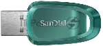 Флешка USB 256 Gb SanDisk CZ96 Ultra Eco, USB 3.2 зеленый