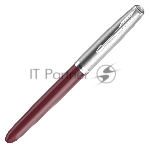 Ручка перьевая Parker 51 Core (CW2123496) Burgundy F сталь нержавеющая подар.кор.