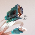 Кабель AM/Com port 9pin 1.2м VCOM адаптер USB -> RS232, DE9P (добавляет в систему новый COM порт), VUS7050, вид 7