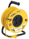 Катушка IEK WKP23-06-04-30, УК30 с т/з 4 места 2Р/30м 2х0,75 мм2 "Garden"