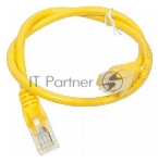 Патч-корд LANMASTER UTP TWT-45-45-0.5-YL вилка RJ-45-вилка RJ-45 cat.5е 0.5м желтый ПВХ (уп.:1шт)