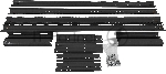Стойка двухрамная NTSS NTSS-2POR24U/600-1000-BL 24U 550 мм x 1000 мм 600 кг черный