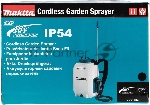 Опрыскиватель Makita DUS158Z ранц. 15л бирюзовый/белый, вид 5