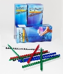 Пружины для переплета пластиковые Office Kit d=14мм 91-110лист A4 белый (100шт) BP2041