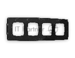 Рамка OMEGA Opera (Черный мрамор) 4-ая OF940704