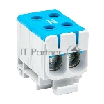 Клемма силовая вводная двойная КСВ 16-50 синяя EKF PROxima plc-kvs2-16-50-blue EKF