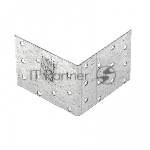 Крепежный уголок равносторонний, KUR 80x80x60 мм, Россия Сибртех
