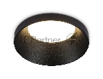 Встраиваемый точечный светильник Ambrella light TN102802 BK черный GU5.3 D71*34