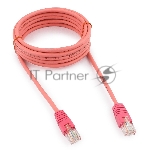 Патч-корд UTP Cablexpert cat.5e, 3м, литой, многожильный, розовый