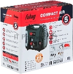 Компрессор FUBAG COMPACT AIR 6412320 ( Ресивер 5 л, Произв-сть 180 л/мин, Давление 10 бар, Мощность 1300 Вт, Напряжение 230/50 В/Гц, Вес 8.4 кг ), вид 16
