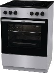 Плита электрическая Gorenje GEC6A11SG серый, конфорок 4 электрических, духовка 65 л, 60 см x 85 см x 60 см