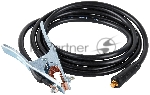 Кабель сварочный ELITECH 0606.000300 3м DX25 16кв мм зажим на массу, вид 7